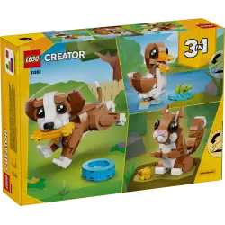 LEGO creator χαριτωμένα ζώα: παιχνιδιάρικο κουτάβι (8+) 31382