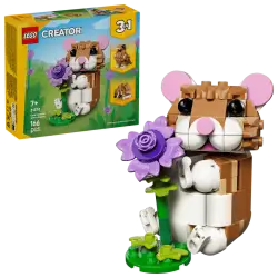 LEGO creator χαριτωμένο χάμστερ με λουλούδι (7+) 31376