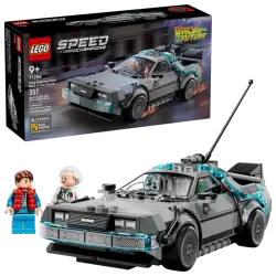 LEGO speed champions χρονομηχανή από την επιστροφή στο μέλλον (9+) 77256