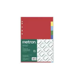 METRON ΔΙΑΧΩΡΙΣΤΙΚΑ 10 ΧΡΩΜΑΤΩΝ ΠΛΑΣΤΙΚΑ Α4