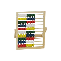 ΑΡΙΘΜΗΤΗΡΙΟ 100 ΜΠΙΛΙΕΣ ΞΥΛΙΝΟ 14x18.5cm