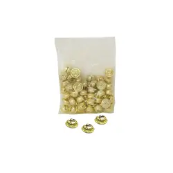 ΚΟΥΔΟΥΝΑΚΙ ΣΕΤ 50 ΤΕΜΑΧΙΑ Φ1.50cm ΜΕΣΑΙΑΟ ΧΡΥΣΟ