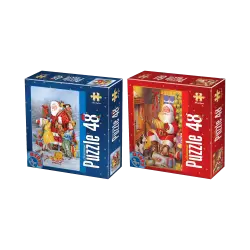 D-TOYS ΠΑΖΛ ΧΡΙΣΤΟΥΓΕΝΝΩΝ 48 ΚΟΜΜΑΤΙΑ 2 ΣΧΕΔΙΑ ΑΣΣΟΡΤΙ