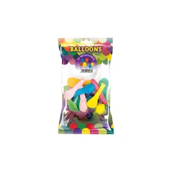 SWAN ΜΠΑΛΟΝΙΑ ΠΟΛΥΧΡΩΜΑ 20Τ. 24cm 12 ΤΕΜΑΧΙΑ (Το προιόν πωλείται σε μεμονωμένα τεμάχια του ενός)