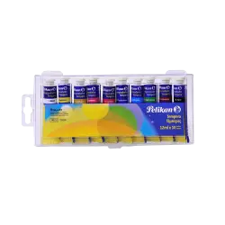 PELIKAN ΤΕΜΠΕΡΑ 12ml 740/10 Τ ΣΕΤ 10 ΧΡΩΜΑΤΑ