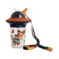 ESTIA ΠΑΓΟΥΡΙ ΠΑΙΔΙΚΟ ΠΛΑΣΤΙΚΟ 450ml ASTRO ΣΚΟΥΡΟ ΜΠΛΕ