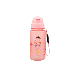 ALPINTEC ΠΑΓΟΥΡΙ ΠΑΙΔΙΚΟ ΜΕ ΚΑΛΑΜΑΚΙ ΠΛΑΣΤΙΚΟ BPA-FREE 400ml BUTTERFLY ΡΟΖ