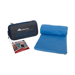 ALPINTEC ΠΕΤΣΕΤΑ MICROFIBER 60x120cm SUEDE EVA ΜΠΛΕ