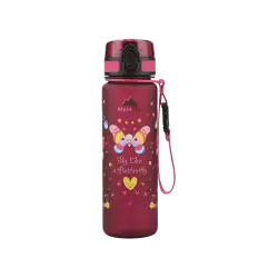 ALPINTEC ΠΑΓΟΥΡΙ ΠΑΙΔΙΚΟ ΠΛΑΣΤΙΚΟ BPA-FREE 500ml BUTTERFLY ΡΟΖ