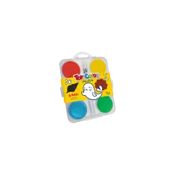 TOY COLOR ΝΕΡΟΧΡΩΜΑΤΑ ΜΕ ΠΙΝΕΛΟ 3+ ΠΛΑΣΤΙΚΟ BLISTER 6 ΧΡΩΜΑΤΑ Φ55mm CLASSIC