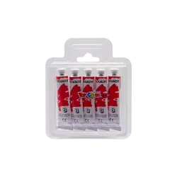 TOY COLOR ΤΕΜΠΕΡΑ SUPERWASHABLE 12ml PRIMARY SCARLET ΚΟΚΚΙΝΗ 5 ΤEMAXIA (Το προιόν πωλείται σε μεμονωμένα τεμάχια του ενός)