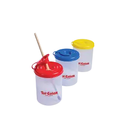 TOY COLOR ΔΟΧΕΙΟ ΧΡΩΜΑΤΟΣ ΜΕ ΚΑΠΑΚΙ ΠΛΑΣΤΙΚΟ PRIMARY ΑΣΣΟΡΤΙ