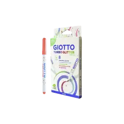 GIOTTO ΜΑΡΚΑΔΟΡΟΙ BLISTER Φ4mm 3+ TURBO GLITTER 8 TEMAXIA