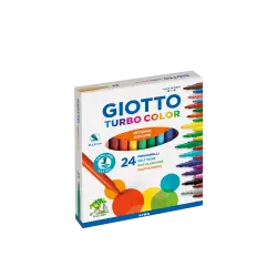 GIOTTO ΜΑΡΚΑΔΟΡΟΙ SUPERWASH TURBO COLOR 3+ Φ2.8mm 24 ΧΡΩΜΑΤΑ