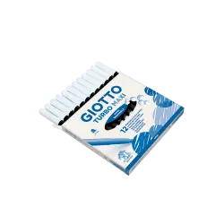 GIOTTO ΜΑΡΚΑΔΟΡΟΙ SUPERWASH Φ5mm TURBO MAXI ΜΑΥΡΟ 12 ΤEMAXIA (Το προιόν πωλείται σε μεμονωμένα τεμάχια του ενός)