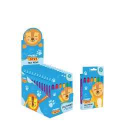 JOVI ΒΙΤΡΙΝΑ ΓΕΜΑΤΗ ΜΑΡΚΑΔΟΡΟΙ JUMBO WASHABLE BLISTER 6 ΧΡΩΜΑΤΑ Φ7.5mm MY FIRST 12 ΤΕΜ (Το προιόν πωλείται σε μεμονωμένα τεμάχια