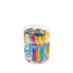 JOVI ΜΑΡΚΑΔΟΡΟΙ JUMBO WASHABLE ΚΟΥΒΑΔΑΚΙ ΠΛΑΣΤΙΚΟ Φ7.5mm 36 ΧΡΩΜΑΤΑ