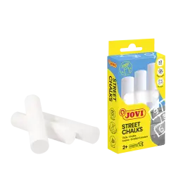 JOVI ΚΙΜΩΛΙΑ JUMBO WHASHABLE 2+ ΧΑΡΤΙΝΟ BLISTER 3T 20x100mm STREET ΛΕΥΚΗ