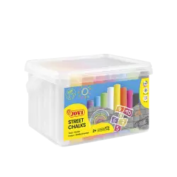 JOVI ΚΙΜΩΛΙΑ JUMBO WHASHABLE 2+ ΠΛΑΣΤΙΚΟ ΚΟΥΤΙ 20x100mm STREET ΑΣΣΟΡΤΙ 48 ΤΕΜΑΧΙΑ (Το προιόν πωλείται σε μεμονωμένα τεμάχια του