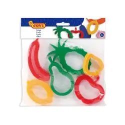 JOVI ΕΡΓΑΛΕΙΑ ΠΛΑΣΤΕΛΙΝΗΣ ΚΑΛΟΥΠΙΑ ΦΡΟΥΤΑ 2+ BLISTER 6 ΤΕΜΑΧΙΑ