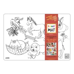AKADEMI ΣΟΥΠΛΑ ΕΠΙΦΑΝΕΙΑ ΖΩΓΡΑΦΙΚΗΣ ΖΩΑ 48x33.5cm FUNNY MAT