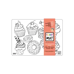 AKADEMI ΣΟΥΠΛΑ ΕΠΙΦΑΝΕΙΑ ΖΩΓΡΑΦΙΚΗΣ 25x35cm FUNNY MAT CUPCAKE