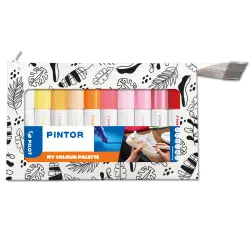PILOT ΜΑΡΚΑΔΟΡΟΙ PINTOR ΣΕΤ 10 ΧΡΩΜΑΤΩΝ MEDIUM WARM COLOURS