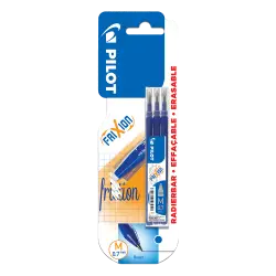 PILOT ΑΝΤΑΛΛΑΚΤΙΚΟ FRIXION BALL BLISTER 0.7mm 3 ΤΕΜΑΧΙΑ ΜΠΛΕ