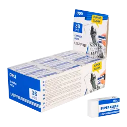 DELI ΒΙΤΡΙΝΑ ΓΕΜΑΤΗ ΓΟΜΑ 45x22.5x10.5mm USPIRE ΛΕΥΚΗ 36 ΤΕΜΑΧΙΑ (Το προιόν πωλείται σε μεμονωμένα τεμάχια του ενός)