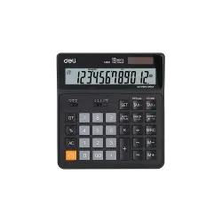 DELI ΑΡΙΘΜΟΜΗΧΑΝΗ ΑΠΟΦΟΡΟΛΟΓΗΣΗΣ 12 ΨΗΦΙΩΝ 15x16x3.3cm SMART ΜΑΥΡΗ