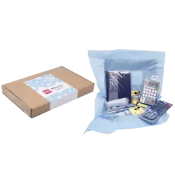 DELI ΚΟΥΤΙ ΓΕΜΑΤΟ 12 ΤΕΜΑΧΙΑ ΔΙΑΦΟΡΑ OFFICE KIT ΜΠΛΕ