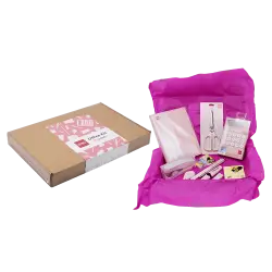 DELI ΚΟΥΤΙ ΓΕΜΑΤΟ 12 ΤΕΜΑΧΙΑ ΔΙΑΦΟΡΑ OFFICE KIT ΡΟΖ