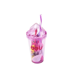 DELI ΠΟΤΗΡΙ ΓΕΜΑΤΟ ΠΛΑΣΤΙΚΟ ΣΕΤ 10 ΤΕΜΑΧΙΩΝ BACK TO SCHOOL ΡΟΖ 15 ΤΕΜΑΧΙΑ (Το προιόν πωλείται σε μεμονωμένα τεμάχια του ενός)