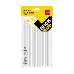 DELI ΚΟΛΛΑ ΣΙΛΙΚΟΝΗΣ BLISTER Φ11x200mm 10 ΤΕΜΑΧΙΑ STICK UP ΔΙΑΦΑΝΗ