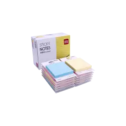 DELI ΒΙΤΡΙΝΑ ΓΕΜΑΤΗ ΧΑΡΤΙΑ ΣΗΜΕΙΩΣΕΩΝ ΑΥΤΟΚΟΛΛΗΤΑ ΡΙΓΕ 100 ΦΥΛΛΑ 76x76m (Το προιόν πωλείται σε μεμονωμένα τεμάχια του ενός)