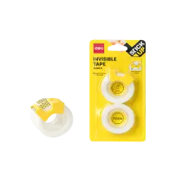 DELI ΚΟΛΛΗΤΙΚΗ ΤΑΙΝΙΑ ΓΑΛΑΚΤΕΡΗ ΜΕ ΒΑΣΗ BLISTER 2 ΤΕΜΑΧΙΑ 18mmx18.3m STICK UP 16 Τ (Το προιόν πωλείται σε μεμονωμένα τεμάχια του