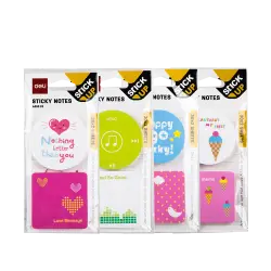 DELI ΒΙΤΡΙΝΑ ΓΕΜΑΤΗ ΧΑΡΤΑΚΙΑ ΣΗΜΕΙΩΣΕΩΝ ΑΥΤΟΚΟΛΛΗΤΑ 2x30 ΦΥΛΛΑ 51x51mm Ν (Το προιόν πωλείται σε μεμονωμένα τεμάχια του ενός)