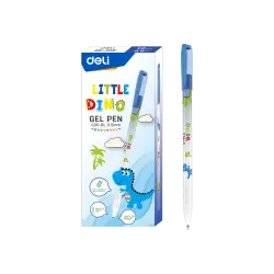 DELI ΣΤΥΛΟ GEL ΚΑΠΑΚΙ ΛΑΒΗ GRIP 0.5 LITTLE DINO ΜΠΛΕ 12 ΤΕΜΑΧΙΑ (Το προιόν πωλείται σε μεμονωμένα τεμάχια του ενός)
