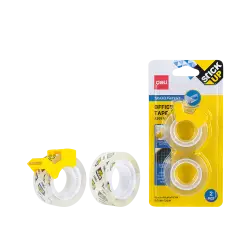 DELI ΚΟΛΛΗΤΙΚΗ ΤΑΙΝΙΑ ΔΙΑΦΑΝΗ ΜΕ ΒΑΣΗ BLISTER 2 ΤΕΜΑΧΙΑ 18mmx18.3m STICK UP 16 ΤΕΜ (Το προιόν πωλείται σε μεμονωμένα τεμάχια του