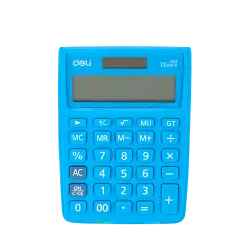 DELI ΑΡΙΘΜΟΜΗΧΑΝΗΝΗ 12 ΨΗΦΙΩΝ 14.5x10.4x2.7cm TOUCH ΜΠΛΕ