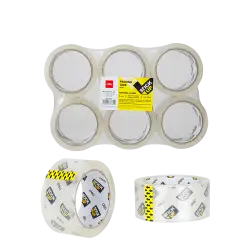 DELI ΤΑΙΝΙΑ ΣΥΣΚΕΥΑΣΙΑΣ ΧΑΜΗΛΟΥ ΘΟΡΥΒΟΥ BOPP 48mmx66m STICK UP ΔΙΑΦΑΝΗ 6 ΤΕΜΑ? (Το προιόν πωλείται σε μεμονωμένα τεμάχια του ενό