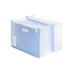 DELI ΦΑΚΕΛΟΣ ΣΤΑΘΕΡΟΣ ΧΕΡΟΥΛΙ PP 13 ΘΕΣΕΩΝ Α4 ΑΣΣΟΡΤΙ