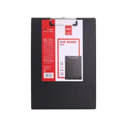 DELI ΠΙΝΑΚΙΔΑ ΣΕΜΙΝΑΡΙΟΥ Α4 ΜΕ ΠΙΑΣΤΡΑ PVC ΜΑΥΡΗ