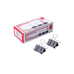 DELI ΠΙΑΣΤΡΑ DOUBLE 32mm Νο3 EFFORTLESS ΜΑΥΡΗ 12 ΤΕΜΑΧΙΑ (Το προιόν πωλείται σε μεμονωμένα τεμάχια του ενός)