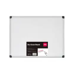 DELI ΠΙΝΑΚΑΣ ΜΑΓΝΗΤΙΚΟΣ ΜΕΤΑΛΛΙΚΟ ΠΛΑΙΣΙΟ 90x120cm ΛΕΥΚΟΣ