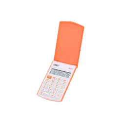 DELI ΑΡΙΘΜΟΜΗΧΑΝΗ 8 ΨΗΦΙΩΝ 10.15x6.05x1.1cm EASY-PROTECT ΠΟΡΤΟΚΑΛΙ