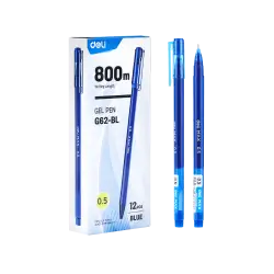 DELI ΣΤΥΛΟ GEL ΚΑΠΑΚΙ 0.5mm ΜΠΛΕ 12 ΤΕΜΑΧΙΑ (Το προιόν πωλείται σε μεμονωμένα τεμάχια του ενός)