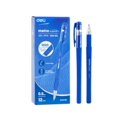 DELI ΣΤΥΛΟ GEL ΚΑΠΑΚΙ 0.5mm ΜΠΛΕ 12 ΤΕΜΑΧΙΑ (Το προιόν πωλείται σε μεμονωμένα τεμάχια του ενός)