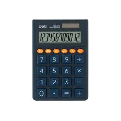 DELI ΑΡΙΘΜΟΜΗΧΑΝΗ 12 ΨΗΦΙΩΝ 11.22x7x0.85cm ΣΚΟΥΡΟ ΜΠΛΕ