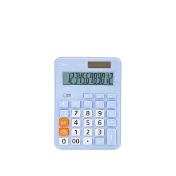 DELI ΑΡΙΘΜΟΜΗΧΑΝΗ 12 ΨΗΦΙΩΝ ΜΠΑΤΑΡΙΑΣ/ΗΛΙΑΚΟ ΡΙΖΑ ΠΛΑΣΤΙΚΟ BLISTER 15.21x10